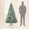 6FT Artificial Christmas Tree Pine Cones Xmas Home Deco Automatic Open Green - Image 3
