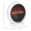 Free standing Electric Fireplace Flame Effect Rotatable Overheating Protection - Image 3