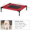 Elevated Pet Bed Cool Cot Dog Cat Portable Folding Home Camping Hammock Foldable - Image 3