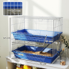 2-Tier Small Animal Cage for Rabbit Ferret Chinchilla w/ Accessories Ramp - Image 3