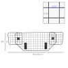 Dog Guard for Car Boot Adjustable Mesh Barrier Pet Headrest, 90-120W x 40.5H cm - Image 3