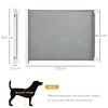 Retractable Safety Gate Folding Pet Barrier, for Doorways, Staircases, Hallways - Image 3