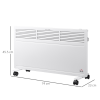 Convector Radiator Heater Freestanding or Wall-mounted Portable Electric - Image 3