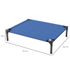 Elevated Pet Bed Cool Cot Dog Cat Portable Folding Home Camping Hammock Foldable - Image 3