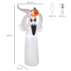 6FT 1.8m LED Halloween Inflatable Deco Floating Ghost & Pumpkin Party Outdoors - Image 3