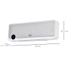 Wall Mounted Downflow Ceramic Heater with 12h Timer, Remote - Image 3