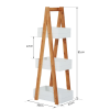 Bathroom A-Shape Rack, 3-Tier-Bamboo - Image 3