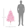 4FT Artificial Christmas Tree Holiday Xmas Automatic Open for Home Party Pink - Image 3