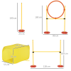 Outdoor 4 PCs Dog Pet Agility Training Equipment Backyard Starter Course Set - Image 3