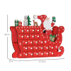 HOMCOM Advent Calendar, Christmas Countdown Calendar with 24 Drawers - Image 3