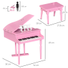 30 Keys Mini Kids Piano with Music Stand and Bench Best Gifts Toy HOMCOM - Image 3