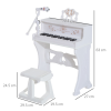 37/32 Key Kids Battery Keyboard Mini Grand Piano Stool Microphone Musical Toy - Image 3