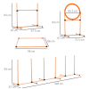 Pet Agility Training Equipment Dog Play Run Jump Hurdle Obedience Training Set - Image 3