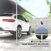 3m x 6m Heavy Duty Galvanized Steel Frame Canopy Vehicle Shelter - Image 3
