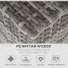 Garden Furniture Rattan Single Sofa with Cushions - Image 3