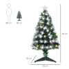 3ft White Light Christmas Tree 90 LEDs Star Topper Tri-Base Pre-Lit Home - Image 3