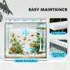 PawHut 14L Small Fish Tank with Filter System, LED Lights, Water Pump - Image 3