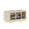 Wooden Hamster Cage Rats Mice Rodent Small Animals Hutch Exercise Play House - Image 3