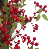 60cm (24 inches) Large Luxury Christmas Natural Look Red Berry Floristry Wreath - Image 4