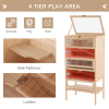 Wooden Hamster Cage Small Animals Pet Rodent Mouse Guinea Pig Play Exercise - Image 4