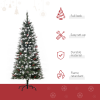 5FT Artificial Christmas Tree Pencil Tree Berries Pinecones Foldable Feet Green - Image 4