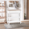 MDF Wide Drawer Console Table White - Image 4