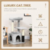 Cat Tree Climbing Activity Center with Scratching Massage Toy Hanging Ball - Image 4