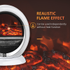 Free standing Electric Fireplace Flame Effect Rotatable Overheating Protection - Image 4