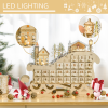 Christmas Advent Calendar 2021 Light Up Wooden Sleigh Countdown Natural - Image 4