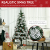 5ft Indoor Christmas Tree Artificial Berry Xmas Deco Metal Stand and 184 Tips - Image 4