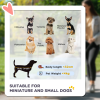 Pet Stroller Foldable Travel Carriage with Brake Basket Adjustable Canopy - Image 4