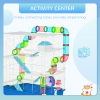 Five-Level Hamster Cage w/ Tubes, Water Bottle, Exercise Wheel, Ramps - Blue - Image 4
