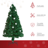 5FT Prelit Artificial Christmas Tree Fibre Optic Star LED Light Xmas Deco Green - Image 4