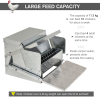 Automatic Chicken Feeder Galvanized Steel Poultry Feeders, 11.5kg of Feeds - Image 4