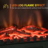 Electric Fireplace Heater Freestanding Stove with LED Flame Effect - Image 4