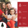 4ft Prelit Artificial Christmas Tree with Multi-Coloured Fiber LED Light Green - Image 4