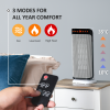 Ceramic Space Heater Oscillating Portable Tower Heater w/ Three Heating Mode - Image 4