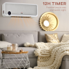 Wall Mounted Downflow Ceramic Heater with 12h Timer, Remote - Image 4