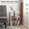 3-Tier Side End Table, 55H cm-Oak Colour - Image 4