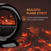 Free standing Electric Fireplace Heater Rotatable Head Overheating Protection - Image 4