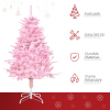 4FT Artificial Christmas Tree Holiday Xmas Automatic Open for Home Party Pink - Image 4