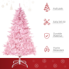 5FT Artificial Christmas Tree Holiday Xmas Automatic Open for Home Party Pink - Image 4