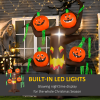 Halloween Decoration 2.4m Inflatable Ghost Tree with Pumpkins and 6 LED Lights - Image 4