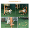 Pet Agility Training Equipment Dog Play Run Jump Hurdle Obedience Training Set - Image 4