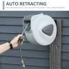 Retractable Air Hose Reel Auto Self-Winding Wall Mount 1/4" 15m힍 Durhand - Image 4
