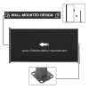 3x1.6M Retractable Side Awning Screen Fence Patio Privacy Divider Black - Image 4