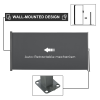 3x1.6M Retractable Side Awning Screen Fence Patio Privacy Divider Grey - Image 4