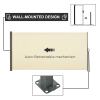 3x1.6M Retractable Side Awning Screen Fence Patio Privacy Divider Cream - Image 4