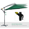 3m Garden Parasol Sun Shade Umbrella - Image 4
