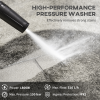 DURHAND Portable Power Washer 1800W, 150 Bar, 510 L/h for Garden, Car, Blue - Image 4